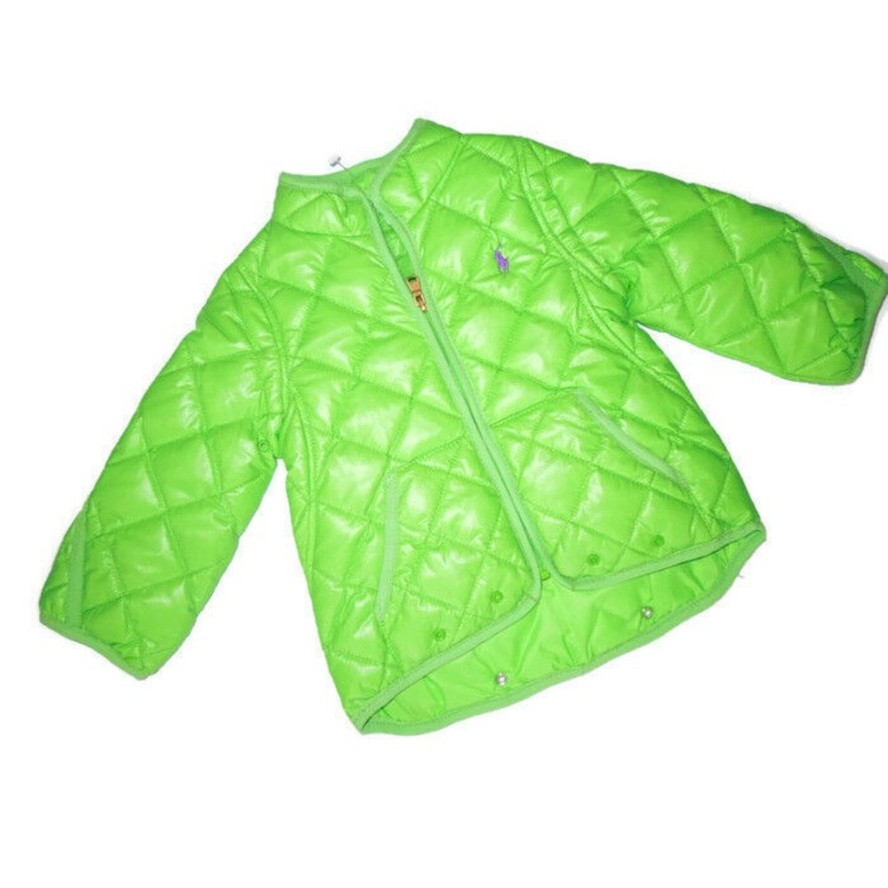 Polo RALPH LAUREN girls dress Jacket down COAT  9 Month 9M‎ M